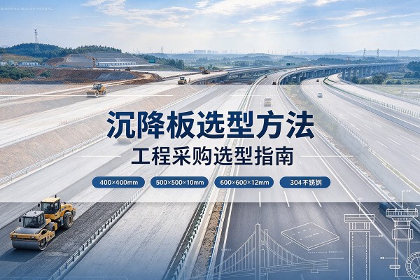 耀州沉降板选择方法