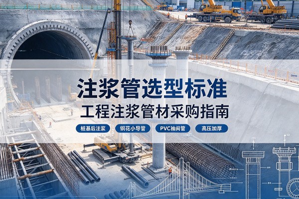 耀州注浆管选型标准